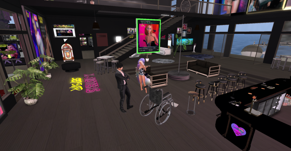 X-sisters sex bar in Second Life