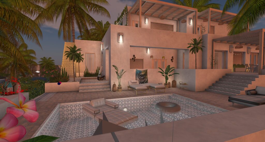 Rando Beach in Second Life - The Villa